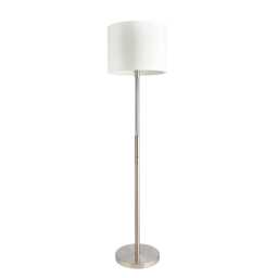 Endon Andromeda Floor Lamp, Satin Chrome - thumbnail 1