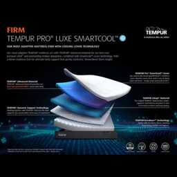 Tempur Pro Luxe Firm Mattress, Super King - thumbnail 3