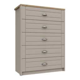 Casa Valencia 5 Drawer Chest of Drawers - thumbnail 1