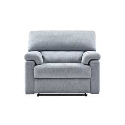 Casa Henry Power Recliner Fabric Snuggler Armchair, Arturo Teal