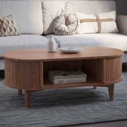 Casa Cali Coffee Table, Walnut - thumbnail 2