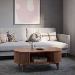 Casa Cali Coffee Table, Walnut - thumbnail 1