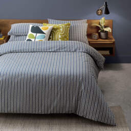 Orla Kiely Tiny Stem Duvet Cover, Single, Whale - thumbnail 1