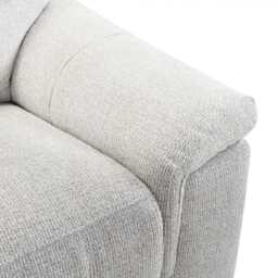 Casa Angus 3 Seater Fabric Power Recliner Sofa, Milan Beige - thumbnail 3