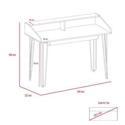 Casa Drake Office Desk - thumbnail 4