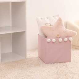 Atmosphera Kids Pompom Storage Box, Pink - thumbnail 2