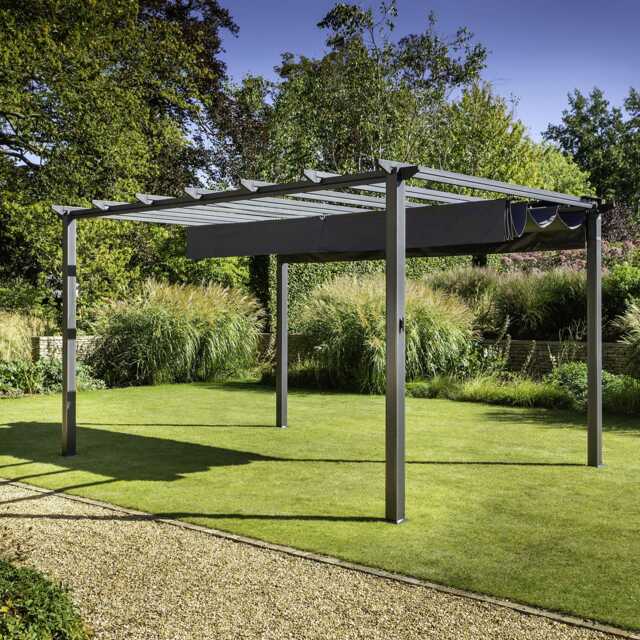 Hartman Monza Aluminium Garden Pergola, 4x3m - image 1