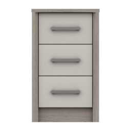 Casa Milan 3 Drawer Bedside Cabinet - thumbnail 2
