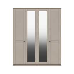 Casa Valencia 4 Door Wardrobe with Mirrors - thumbnail 2