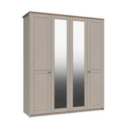 Casa Valencia 4 Door Wardrobe with Mirrors