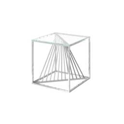 Casa Abstract Glass Side Table