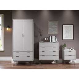 Casa Alden 2 Door Wardrobe, Grey - thumbnail 4