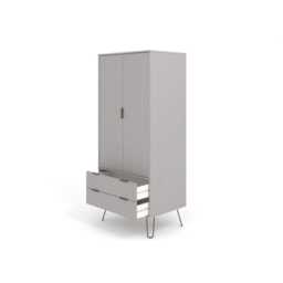 Casa Alden 2 Door Wardrobe, Grey - thumbnail 2