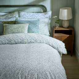 William Morris At Home Willow Bough Duvet Set, Super King, Sage