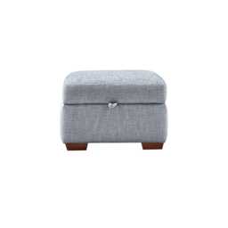 Casa Henry Fabric Storage Footstool - thumbnail 1