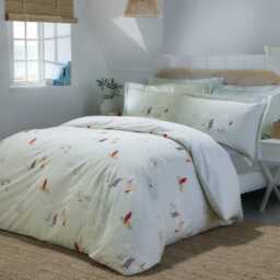 Sophie Allport Coastal Boats Duvet Set, Super King, Blue - thumbnail 1