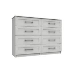 Casa Madrid 4 Drawer Double Chest, Grey - thumbnail 1