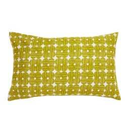 Orla Kiely Textured Flower Standard Pillowcase Pair, Lilac Moss - thumbnail 2