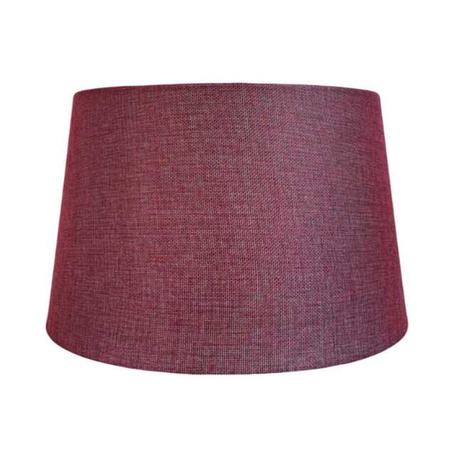 Casa Carol Empire Linen Lamp Shade, 40cm, Red