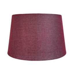 Casa Carol Empire Linen Lamp Shade, 40cm, Red