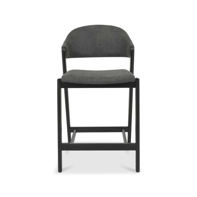 Casa Cambridge Bar Stool, Dark Grey - image 1