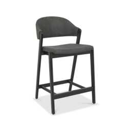 Casa Cambridge Bar Stool, Dark Grey - thumbnail 2