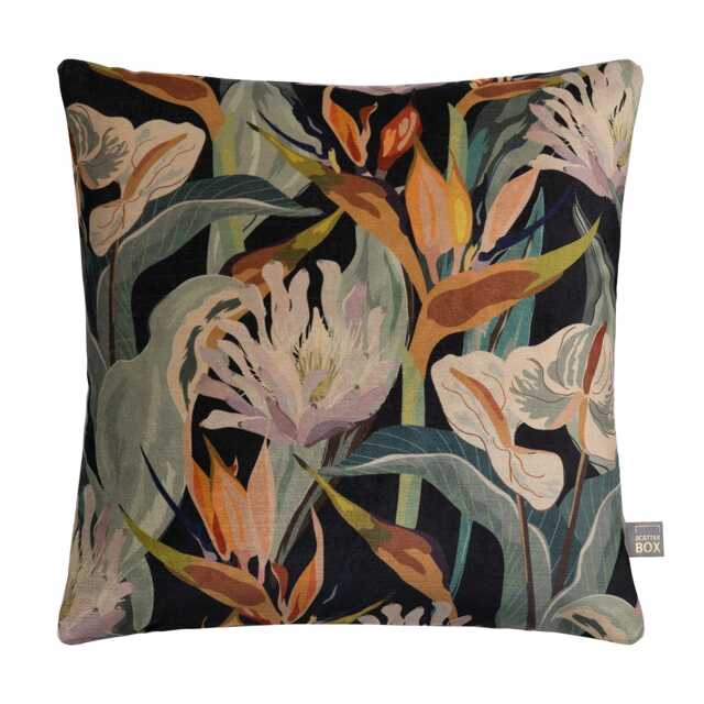 Scatter Box Kya Recycled Velvet Cushion, Multi - image 1