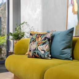Scatter Box Kya Recycled Velvet Cushion, Multi - thumbnail 2