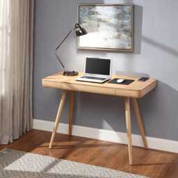 Jual San Francisco Executive Office Desk With Drawers - thumbnail 1