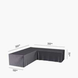 Aerocover Weather Resistant Outdoor Corner Sofa Cover, L-Shape, 300x300x100x70cm - thumbnail 1
