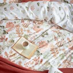 Laura Ashley Lewcombe Duvet Set, Super King, Terracotta - thumbnail 3