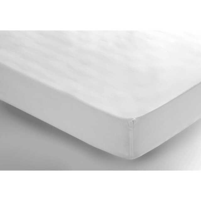Belledorm 200 Thread Count Fitted Sheet, Small Double, White