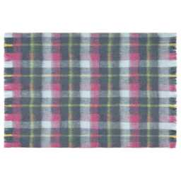 Bluebellgray Highland Check Throw, Teal Pink - thumbnail 2