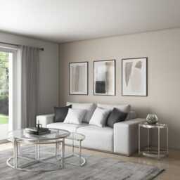 Casa Omari Glass Grande Nest of Coffee Tables - thumbnail 2