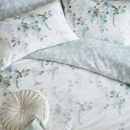 Laura Ashley Mirabelle Duvet Set, Single, Pale Seaspray - thumbnail 2