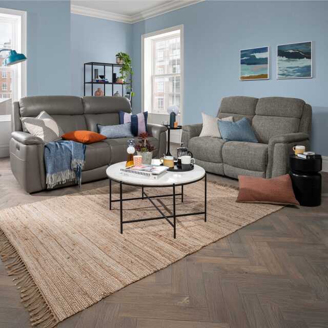 La-Z-Boy Paris 2 Seater Power Recliner Fabric Sofa with Head Tilt - image 1