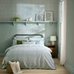 William Morris At Home Willow Bough Duvet Set, Single, Sage - thumbnail 4