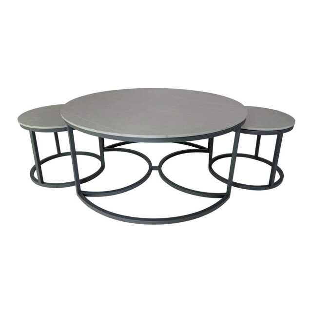 Casa Orlando Ceramic Nest of Coffee Tables