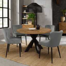 Casa Eclipse Round Dining Table - thumbnail 1