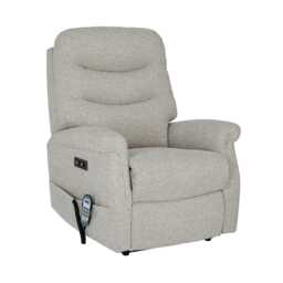 Celebrity Hollingwell Petite Power Recliner Cloud Zero Fabric Armchair, Elgin Oyster - thumbnail 2