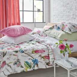 Designers Guild Japanese Magnolia Duvet Set, King, Fuchsia - thumbnail 2