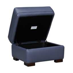 Casa Hardy Leather Storage Footstool - thumbnail 2