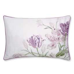 Laura Ashley Gosford Standard Pillowcase Pair, Grape - thumbnail 2