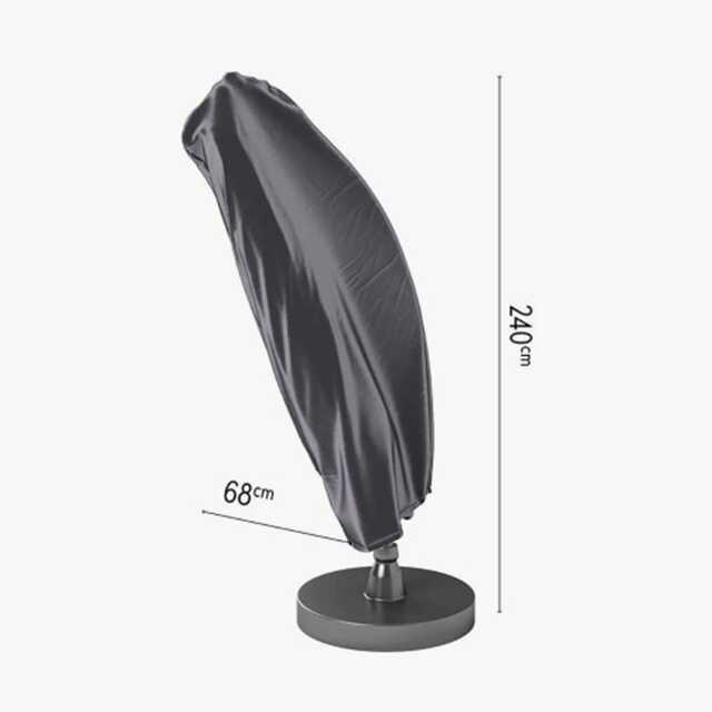 Aerocover Weather Resistant Garden Cantilever Parasol Cover, 240x68cm - image 1