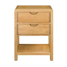 Ercol Bosco 2 Drawer Bedside Cabinet - thumbnail 2