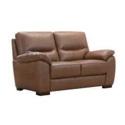 Casa Melody 2 Seater Leather Sofa, Rangers Tan - thumbnail 2