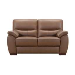 Casa Melody 2 Seater Leather Sofa, Rangers Tan