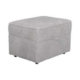 Casa Larry Plain Storage Fabric Footstool - thumbnail 2