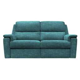 G Plan Harper 3 Seater Fabric Power Recliner Sofa, Mamas Ocean - thumbnail 1