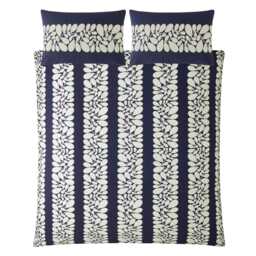 Orla Kiely Sycamore Stripe Duvet Set, Super King, Space Blue - thumbnail 5